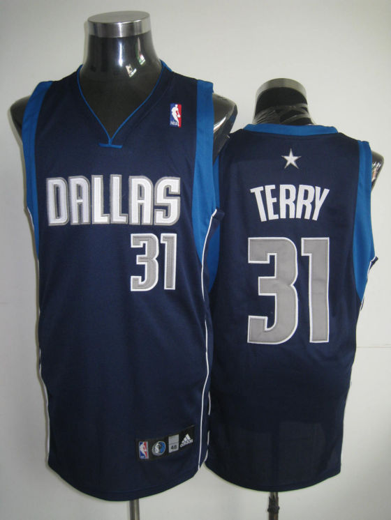 Dallas Mavericks Terry Blue White Jersey